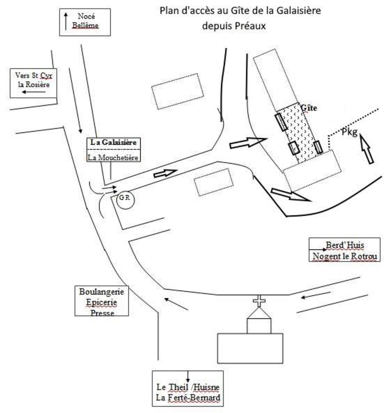 Gite De La Galaisiere Préaux Exterior foto